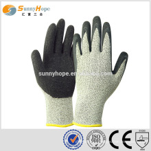 sunnyhope HPPE+glass fiber mixed liner cut resistant safety working gloves